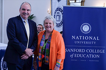 President Andrews and Dr. Judy Mantle