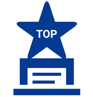 Top star award icon