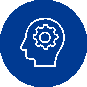 critical thinking head icon