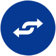 two way arrows icon