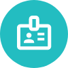 employee badge icon