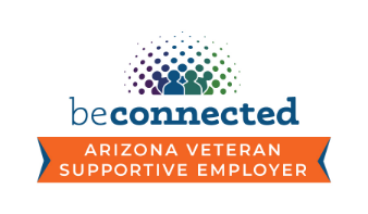 beconnected logo "Arizona veteran supportive employer"
