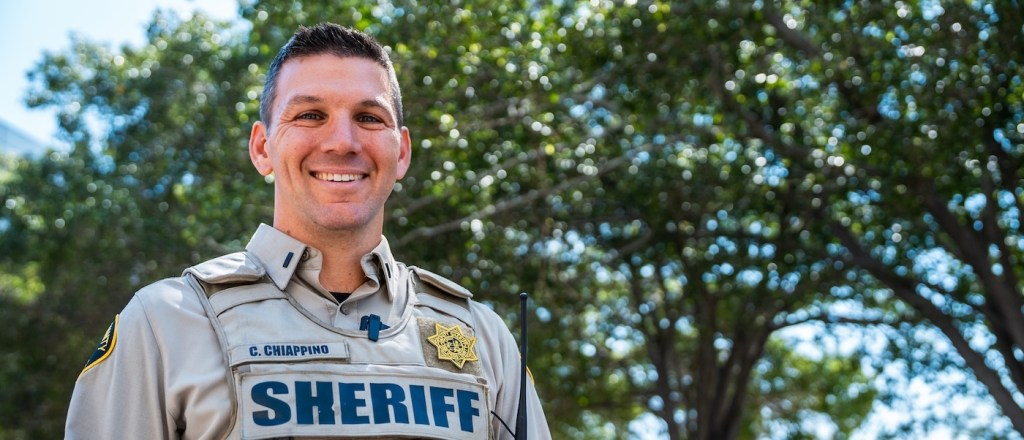 Fulton county sheriff officer in uniform