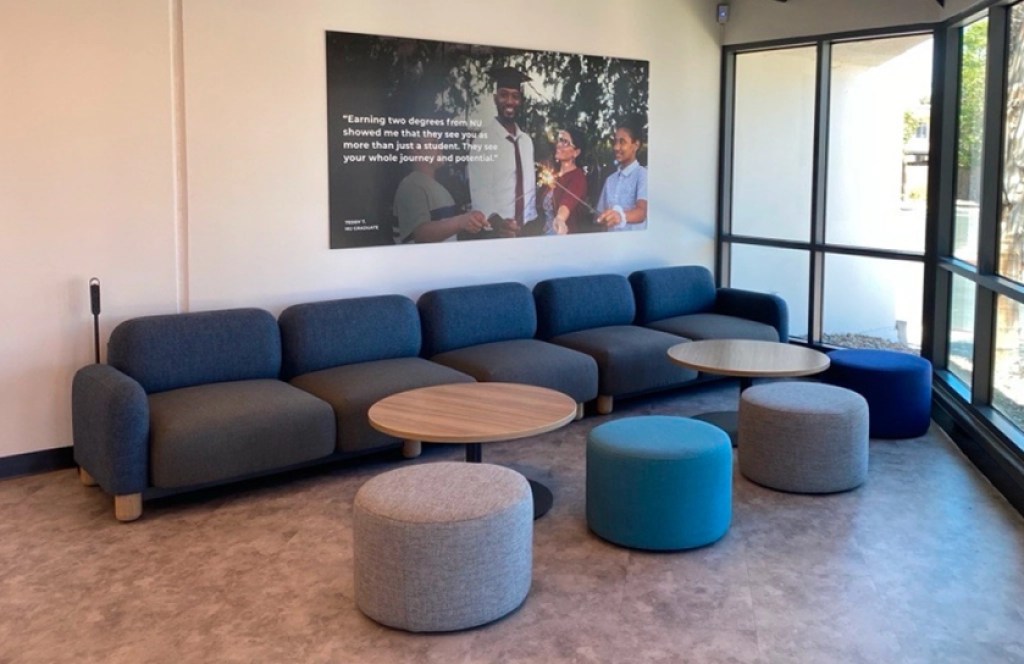 The NEST learning center in Escondido lobby sitting area